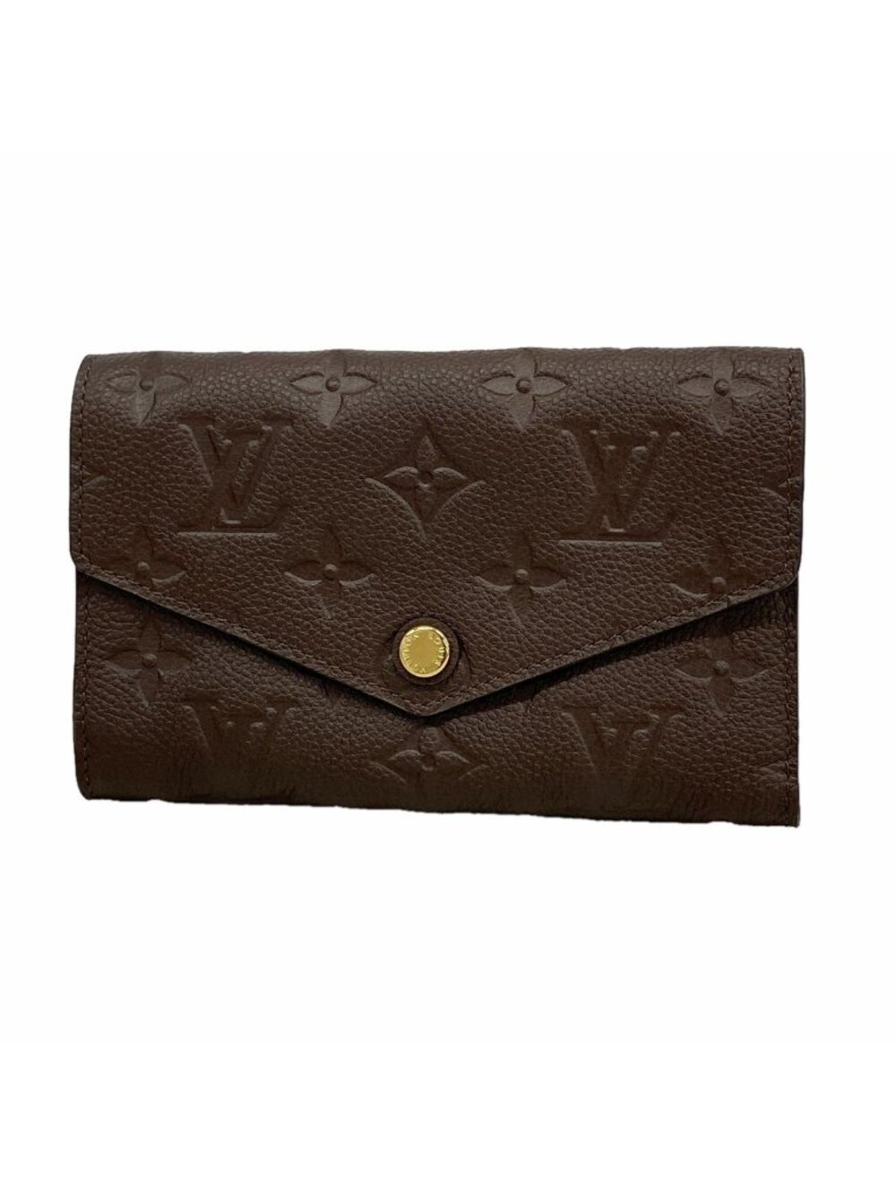 Louis Vuitton Trifold Wallet Monogram Empreinte Portefeuille Curies Compact Tail